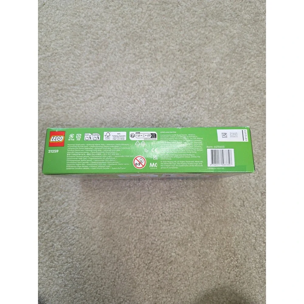 LEGO Minecraft The Pirate Ship Voyage 21259 Building Toy Set New Sealed